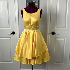 Canary Yellow Cocktail Dress